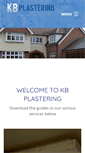 Mobile Screenshot of kbplastering.com